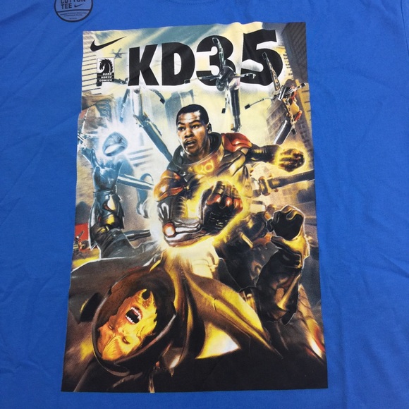 NWT NIke Dri Fit Lrg Kevin Durant Graphic T-Shirt - Picture 3 of 5